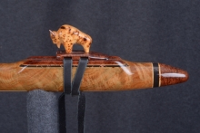 Teak Burl Native American Flute, Minor, Low F-4, #U3E (8)
